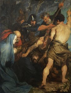 Jezus Christus draagt het kruis door Anthony van Dyck