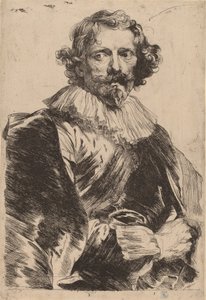 Lucas Vorsterman, waarschijnlijk 1626-1641 door Anthony van Dyck