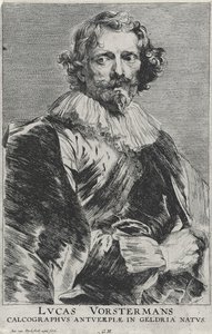 Lucas Vosterman, 1628-1632 door Anthony van Dyck