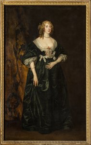 Portret van Anna Sophia Herbert, Gravin van Carnarvon door Anthony van Dyck