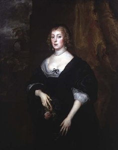 Portret van Dorothy, Lady Dacre (b.1605) door Anthony van Dyck