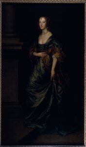 Portret van Elizabeth Cecil, Gravin van Devonshire, c.1639 door Anthony van Dyck