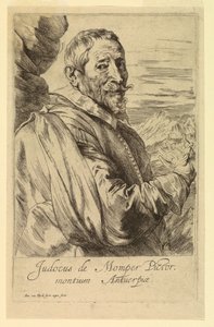 Portret van Josse de Momper, uit de Icones Principum Virorum