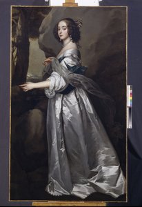 Portret van Lady Frances Cranfield, Lady Buckhurst, later Gravin van Dorset, c.1637-50