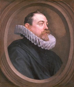 Portret van een man, buste lengte door Anthony van Dyck