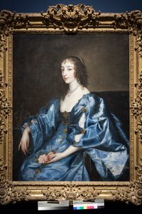 Koningin Henrietta Maria van Engeland, c.1636-38 door Anthony van Dyck