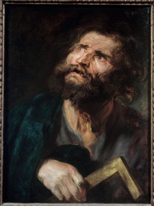 Sint Judas Weergave van de apostel Sint Judas Thaddeüs. Schilderij door Anton van Dyck (1599-1641) door Anthony van Dyck