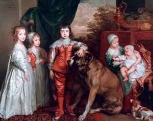 De vijf oudste kinderen van Karel I, 1637