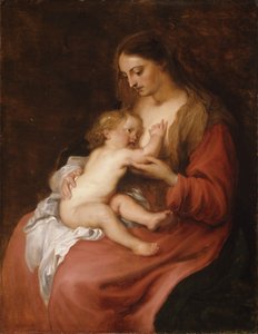 Maagd en Kind door Anthony van Dyck