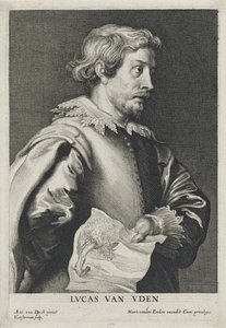 Lucas van Uden, 1630-1640, ets door Lucus Vorsterman door Anthony van after Dyck