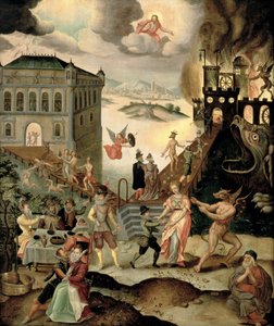 Allegorie van ondeugd en deugd