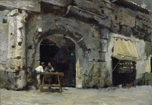 Rome, Donkere Winkels door Antoine Auguste Ernest Herbert or Hebert