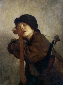 De Kleine Violist Slapend, 1883