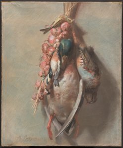 Jachttrofee met Wilde Eend, Patrijs, Distelvinken en Uien door Antoine Berjon