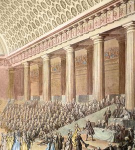 Franse Revolutie: Geschenk van sieraden door dameskunstenaars aan de Nationale Vergadering op 7 september