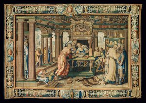 Wandtapijt " Geschiedenis van Artemisia ", Parijs ... door Antoine Caron