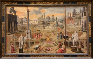 De slachtingen van het Triumviraat door Antoine Caron