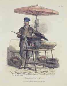 Kastanjeverkoper door Antoine Charles Horace Vernet