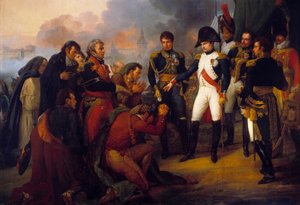 Keizer Napoleon I (1769-1821) voor Madrid: de Keizer ontvangt een deputatie van de stad, 3/12/1808