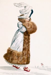 Schaatsjurk, gegraveerd door Georges Jacques Gatine (1773-1831), ca. 1797 door Antoine Charles Horace Vernet