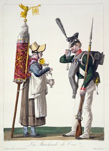 De Cacao Verkoper door Antoine Charles Horace Vernet