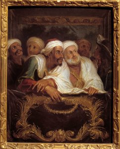 Marokkaanse ambassadeur Mohamed Temin bij een voorstelling in een loge van de Italiaanse komedie in Parijs in februari 1682 (schilderij door Antoine Coypel (1661-1722)) 17e eeuw door Antoine Coypel