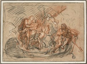 Orpheus op de rivier Styx
