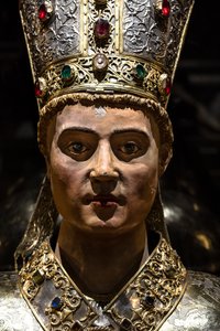 Reliekschrijn buste van Sint Lizier door Antoine Favier