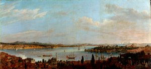 Panoramisch uitzicht op Istanbul