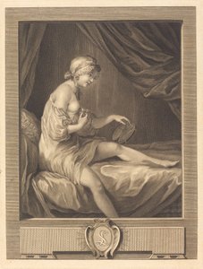 De Vergelijking van de Rozenknop door Antoine Francois Dennel after Gabriel Jacques de Saint Aubin