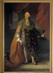 Portret van Louis Philippe II Joseph, Hertog van Orléans (Philippe Égalité) in groot kostuum van de Orde van de Heilige Geest