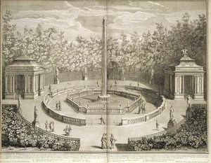 Fontaine des Domes, Versailles, ca. 1715 (ets)