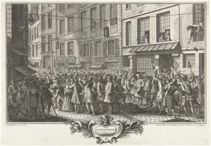 De Rue Quinquempoix, 1720 (Het Groote Tafereel der Dwaasheid)