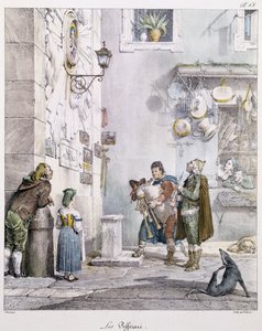 De pijpers, door Antoine-Jean-Baptiste Thomas (1791-1833). 19e eeuw. door Antoine Jean Baptiste Thomas