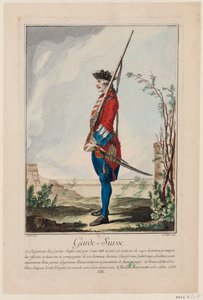 Gardes suisses De Zwitserse Garde, 1756