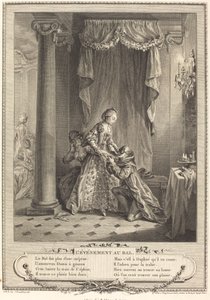 Het Gebeurtenis op het Bal door Antoine Jean Duclos and Francois Robert Ingouf after Sigmund Freudenberger
