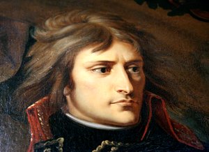 Napoleon Bonaparte op de brug bij Arcole