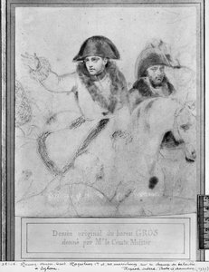 Napoleon op het Slagveld van Eylau door Antoine Jean Gros