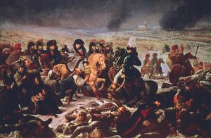 Napoleon op het slagveld van de Slag bij Eylau door Antoine Jean Gros