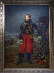Portret van generaal Antoine Charles Louis de Lasalle die de overgave van het garnizoen van Stettin ontvangt, 1808 door Antoine Jean Gros