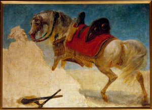 Studie van paardenharnas door Antoine Jean Gros