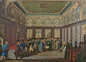 Generaal Aubert du Bayet wordt ontvangen door de Ottomaanse Grootvizier in Constantinopel in 1796