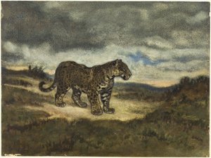 Jaguar Staand door Antoine Louis Barye