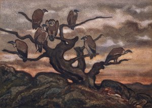 Gieren op een boom, 1810-75 door Antoine Louis Barye