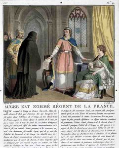 Abt Suger (1082-1152) wordt benoemd tot regent van Frankrijk, 1788 door Antoine Louis Francois Sergent Marceau