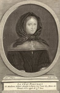 Frans: Portret van Marie Helyot door Antoine Masson