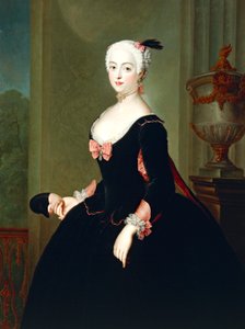 Portret van Louisa Ulrika van Pruisen (Berlijn) door Antoine Pesne