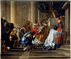 Eerste kruistocht: Raymond IV van Toulouse, graaf van Toulouse en Tripoli (Raymond I) neemt het kruis