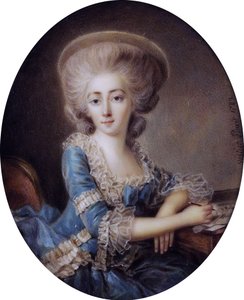 Madame de Montesson (1738-1806), door Antoine Vestier (1740-1824)