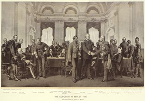 Het Congres van Berlijn door Anton Alexander von Werner